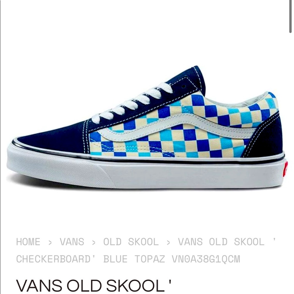 checked vans